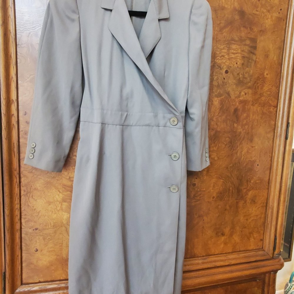 Krizia designer dress, taupe, size 40 Italian sizing